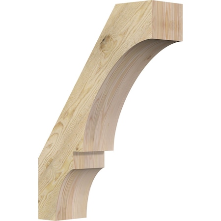 Ekena Millwork 6"W x 20"D x 28"H Balboa Rough Sawn Knee Brace, Douglas Fir BRC06X20X28BOA00RDF